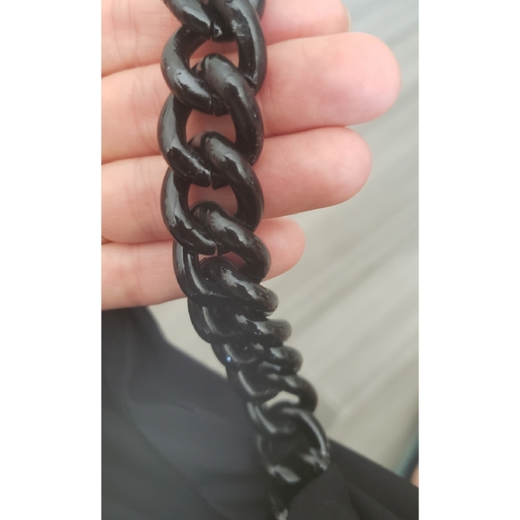 Yigal Azrouël Black Top Size 2 With Chain - Picture 7 of 7